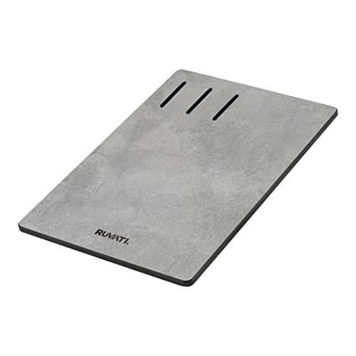Ruvati 17 x 11 inch Textured Concrete Finish Cutting Board
