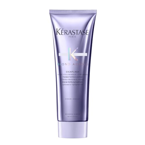 Kérastase, Blond Absolu, Balsamo Riparatore & Anti-Rottura, Per Capelli Danneggiati & Decolorati, Con Acido Ialuronico, Cicaflash, 250 ml