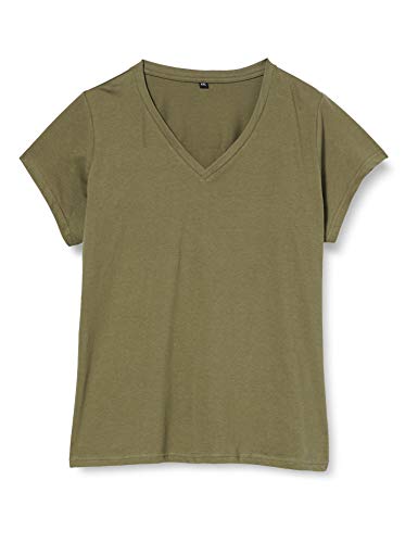 Build Your Brand Ladies Basic Tee - Farbe: Olive - Größe: M
