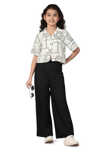 Image of Fashion Dream Girls Cotton Blend Embroidered Co-Ord Set|Coord Set|Combo Set|Kids Clothes for Girls
