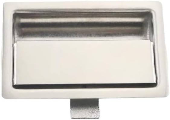 Stainless Steel Square Flat Box Lock Miniature Industrial Electrical Cabinet Door Toolbox Embedded Panel