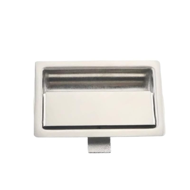 Stainless Steel Square Flat Box Lock Miniature Industrial Electrical Cabinet Door Toolbox Embedded Panel