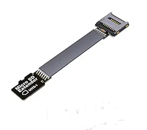 ADT-LINK MicroSD TF Extension Cable Micro SD Extender Express Extender Cord Linker TF Card Reader Adapter for SDHC SDXC UHS-I Stable No FPC Card Reading Test Line Up to 104MB/s (15cm,B11SF)