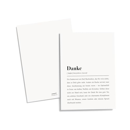 aemmi Danke Definition Postkarte