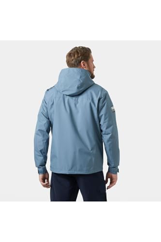 Helly Hansen Herren Crew Hooded Midlayer Jacke, Gewaschene Marine, M – Ansicht 2