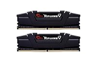 G.Skill Ripjaws V DDR4 Kit (32 GB: 2 x 16 GB), DIMM 288-Pin, ungepuffert, F4-4000C18D-32GVK, schwarz – Ansicht 1
