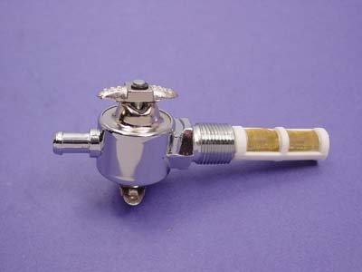 V-Twin 35-0400 - Petcock Wing Type Chrome