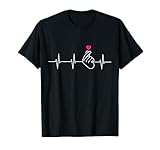 K-Pop Shirt - Heartbeat Hand Heart Korean Pop Music Gift T-Shirt