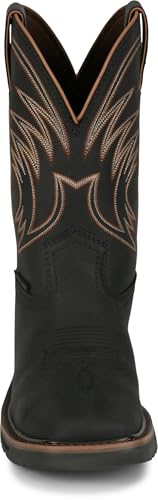 Justin Widowmaker 11" Waterproof Steel Toe Work Boots for Men - Durable, Slip-Resistant, Comfortable Safety Footwear4