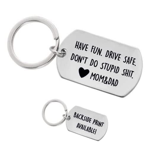 Amazon.com: New Driver Keychain Gift, Have Fun, Drive Safe, Don't Do ...