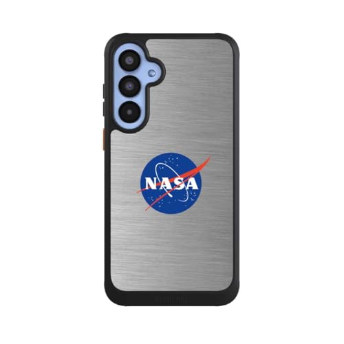 Coque Samsung Galaxy A55 5G NIVOcore Noire avec Logo NASA en Métal