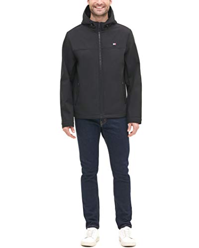 Tommy Hilfiger Men's Soft Shell Water Resistant Hooded Jacket4