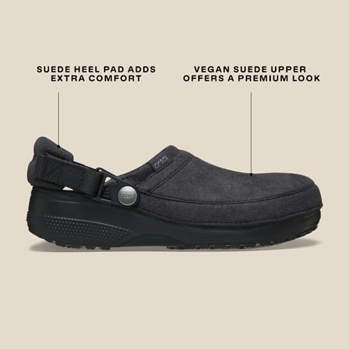 Image of Crocs Unisex-Adult Classic Crafted Canvas & Suede Clogs