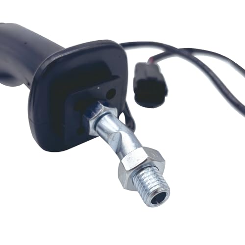 Image of YELUBAARKE Excavator Joystic Handles,2Pcs 3 Button Excavator Joystick Levers 6Pin Aluminum Alloy for Doosan Daewoo DH DX 150 215 220 225 300 370-9C