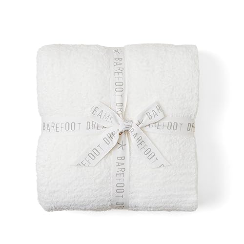 Image of Barefoot Dreams CozyChic Throw, Pearl, 54 inchx72 inch