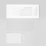 EooCoo Pokrywa Klawiatury Kompatybilna dla MacBook Pro 13",TPU Clear