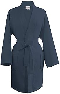 Luxor Linens Kimono Waffle Robe - Rebecca Collection - Comfortable and Elegant Crafted
