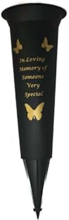 David Fischhoff Someone Very Special Verse Graveside Memorial Grave Spiked Flower Vase