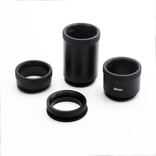 Lot de 6 bagues d'extension EXT-S-Set avec 6 épaisseurs de 0.5mm à 40mm pour la macro