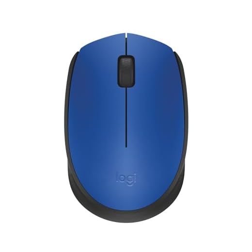 Mouse sem fio Logitech M170 com Design Ambidestro Compacto, Conexão USB e Pilha Inclusa - Azul