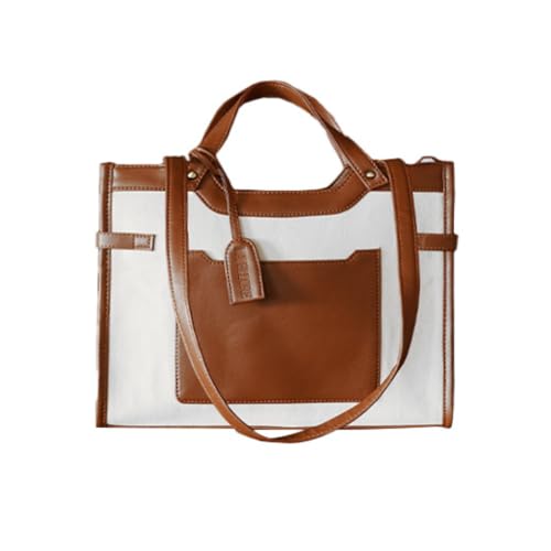 LA ELLORE MEZZI Premium Canvas & Vegan Leather Tote Bag |Stylish laptop bag for Women | Women travel bag| 14 Inch Tote Bag with Zip Closure. (B0CZ9KH2V1) Amazon Price History, Amazon Price Tracker