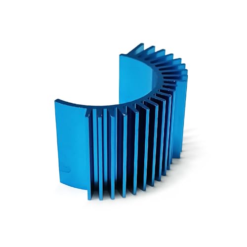 STASRC Motor Heat Sink Suitable for HSP Sakura 1/10 540/550 Brushless/Brushed Motor RC Car (Blue)