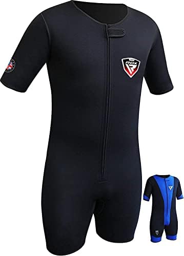 RDX Sauna Suit for Gym Workout, Fitness Training and Slimming Exercises, Neoprene Sweat Vest Shirt for Men Women Weight Loss, Good for Body Shaper for Weightlifting, Running, Jogging