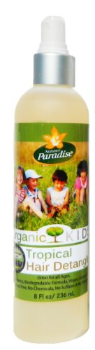 Nature's Paradise Hair Detangler Natural Organic Kids Tropical - 8 Oz.