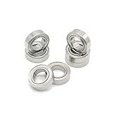 TGDGFKIAS Rodamientos de Bolas Rodamientos para Scooters, 10 rodamientos de Bolas de Ranura Profunda for Taladro eléctrico de uñas(MR106 6X10X3)
