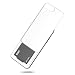 DesignSkin iPhone 8+ Sliding Card Holder Case, Extreme Heavy Duty Triple Layer Bumper Protection Wallet Cover with Storage Slot for Apple iPhone 8 Plus / 7 Plus - White Pearl