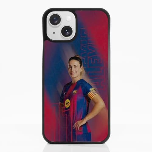 Coque iPhone 15 FC Barcelone antichoc en TPU noir flexible