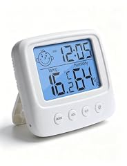 Indoor Thermometers Hygrometer Digital Room Thermometer and Humidity Gauge with Clock Humidity Indoor Thermometers Hygrometer Digital Room Thermometer and Humidity Gauge with Clock Humidity item
