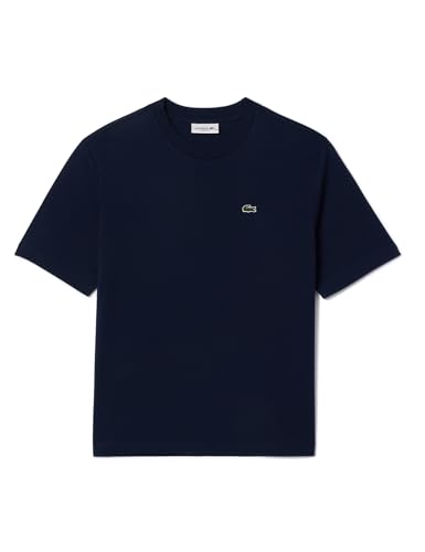 Lacoste-Tee-Shirt femme-TF7215-00, Bleu Nuit, 38