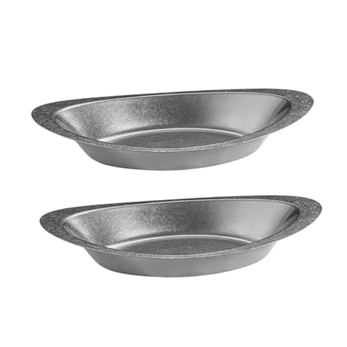 Amagogo 2 Cuencos para arroz al Curry, Ideales para Servir Aperitivos. Fabricados en Acero Inoxidable con una Forma Creativa de También sirven Ensalada, Plata