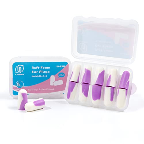 Silicone Earplugs 5 Pairs For Swimming And Soft Foam Earplugs 5 Paris For Sleeping #TOP5