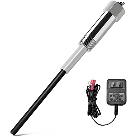Powered Anode Rod, Briidea Water Heater Anode Rod Made of Titanium (40-89 Gallon Tank), Anti-Rust and Corrosion, Reduce Limescale Cover