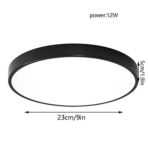 Plafonnier LED ultra-fin YRYRYW multicolore avec télécommande - 6