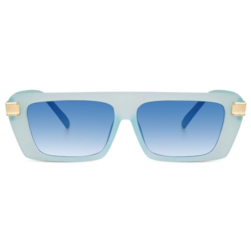Image of Dervin UV Protection Rectangular Sunglasses for Men and Women