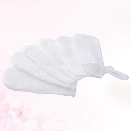 HEALLILY 12 peças de escova de dentes de dedo para bebês, escova dentária macia de gaze