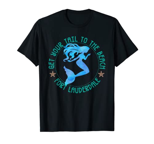 Fort Lauderdale Florida Sirena Camiseta