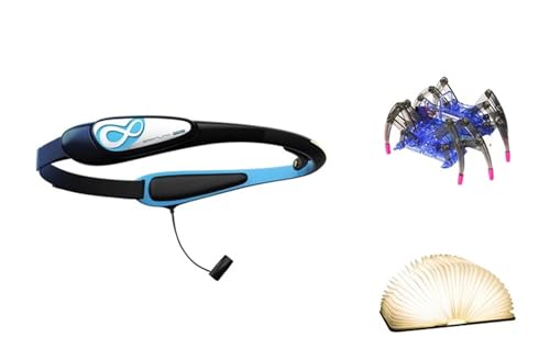 OLMMT バイオセンシング瞑想ヘッドバンド、脳センシングヘッドバンド、脳波検出器、呼吸、Hrv、圧力、フォーカス、穏やかな状態を測定するための心拍数と脳波センサー (A+B+C)