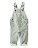 Oshkosh Girl World's Best Overalls, Green Canvas, 12M