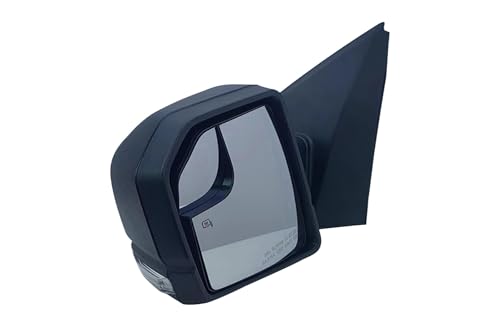 Replacement Driver Left Side Door Mirror Textured Back Cover Power and Heated with Siginal Light for Ford F-150 fit year 2015 2016 2017 2018 2019 2020 by LONGLING - Image 4