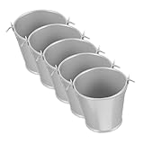Photo Gallery smasolo 5 pezzi mini secchielli in metallo con manico vasi per piante grasse e bonsai contenitori decorativi per regalini feste e bomboniere secchielli vintage e giardino Photo Gallery smasolo 5 pezzi mini secchielli in metallo con manico vasi per piante grasse e bonsai contenitori decorativi per regalini feste e bomboniere secchielli vintage e giardino