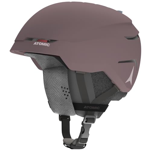 ATOMIC Savor Skihelm - Red Rock - Größe 59-63 - Snowboard- & Ski-Helm mit 360° Fit System & Active Aircon Belüftungssystem - Holo Core für maximale Stoßdämpfung