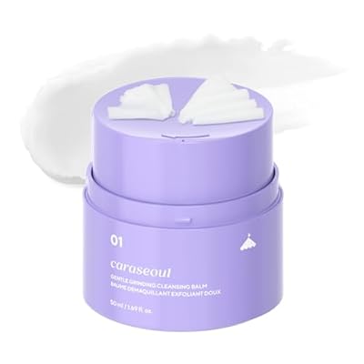caraseoul Gentle Grinding Bálsamo Limpiador - Desmaquillante Facial Waterproof, BHA Ácido Salicílico y Bakuchiol, Skincare Coreano, Tarro twist-up, Suave con Ojos y Piel Sensible, Vegano (50mL) | Ya disponible en tu tienda friki favorita! En mundofriki.es!