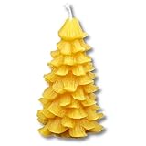 BAYERWALDIMKER | Bienenwachskerze | Tannenbaum, schmal | Handgemacht...