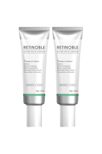 純粋レチノール クリーム 0.1 配合 レチノーブル 5種の レチノール シカ 配合 敏感肌 も使える 保湿 潤い 低刺激 ハリ 肌 エッセンス 国産 30g(2個)