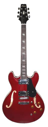 Aria TACR - Guitarra, color rojo
