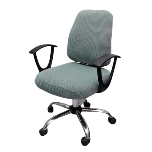 THQAE Bürostuhl Bezug,Waschbarer Bezug Bürostuhl,Elastischer Bezug für Bürostuhls,für Computerstuhl, Gamning-Stuhl, Drehstuhl (Rückenlehnenbezug und Sitzkissenbezug)